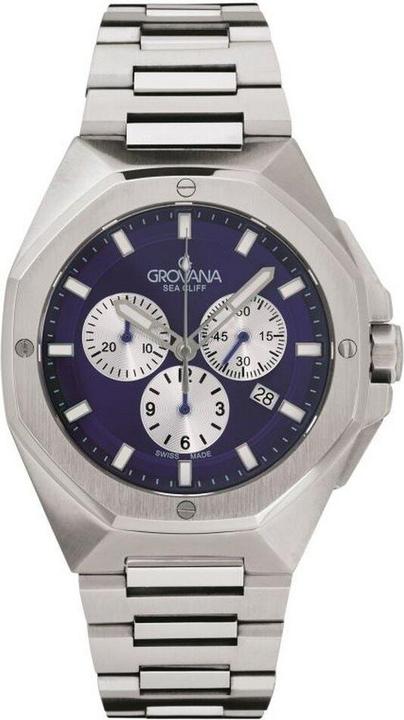 Produktbild Grovana Sea Cliff Chrono-Kollektion – Montre-Quarz, hergestellt in der Schweiz (Swiss Made)