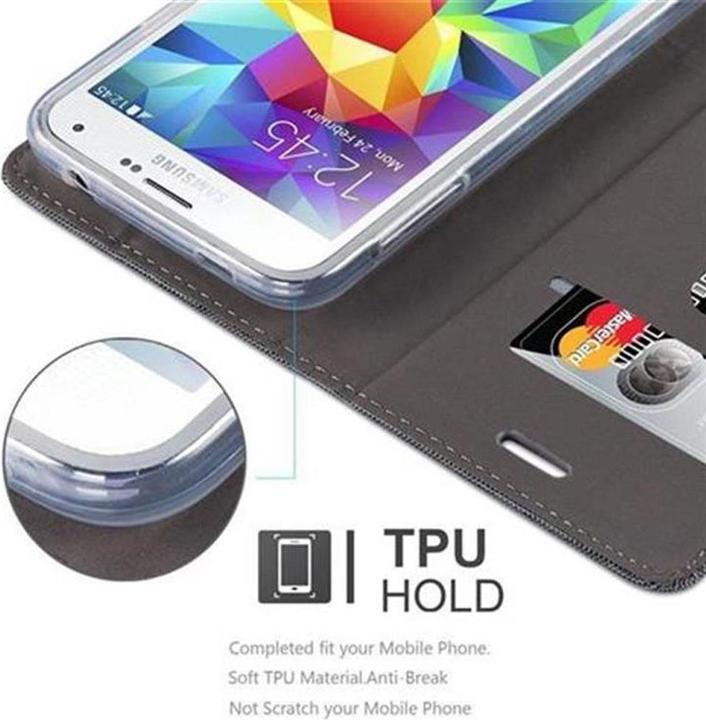 Actual product image Cadorabo Book Jeans Optics Cover (Samsung Galaxy S5, Samsung Galaxy S5 Neo)
