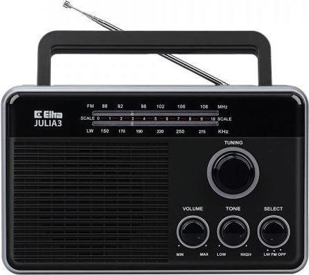 Actual product image Elta Radio Julia 3 black (FM, AM)