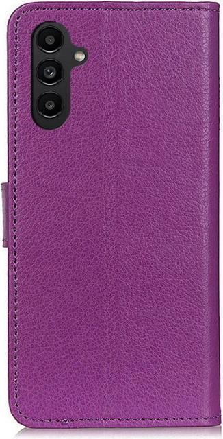 Actual product image MU Classic Litchi Leather Bookcover Series (Samsung Galaxy A14 5G, Samsung Galaxy A14)