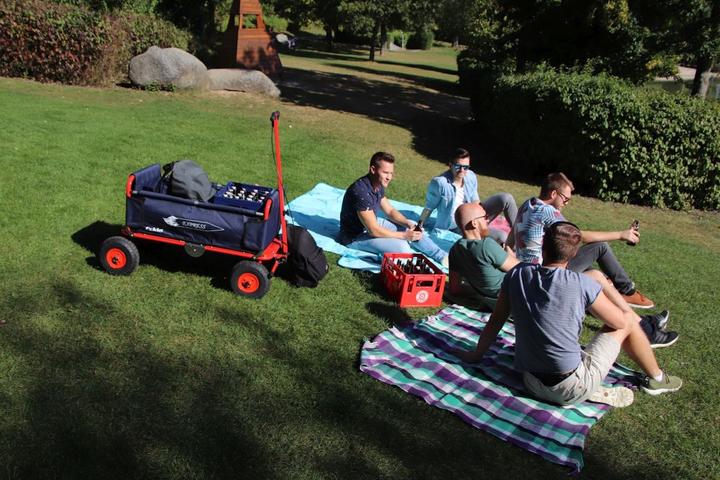 Image du produit Eckla Express Faltbollerwagen rot/blau