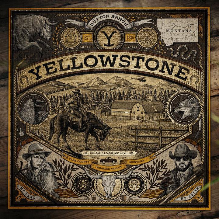 Produktbild Theory11 Yellowstone Multi-Dimensionales Puzzle (1000 Teile) (1000 Teile)