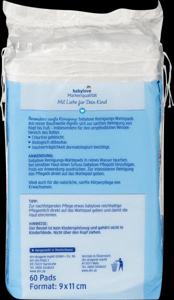 Image du produit dm babylove Coton de nettoyage