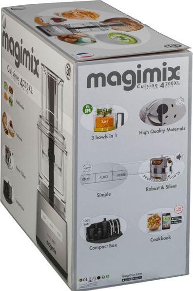 Produktbild Magimix 18471EA 4200 XL Küchenmaschine, Kunststoff, Chrom