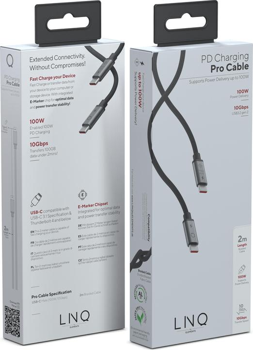 Produktbild LINQ Connects USB C — USB C (2 m, USB 3.2 Gen 2)