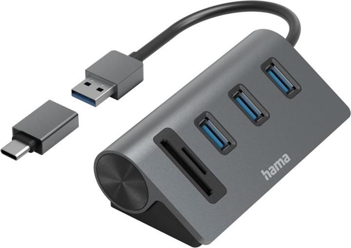 Produktbild Hama USB Hub (USB-C, 5 Ports)