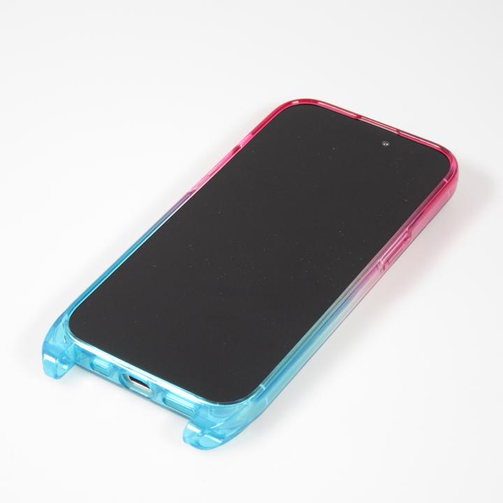 Immagine prodotto PhoneLook Coperchio in gomma trasparente WISH ME LUCK con gancio per cordino (senza cordino) /blu (Apple iPhone 15 Pro Max)
