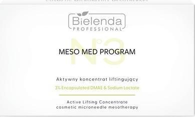 Bielenda PROFESSIONAL Aktywny koncentrat liftingujący z 3% Enkapsułkowanym DMAE 10x3ml (3 ml)