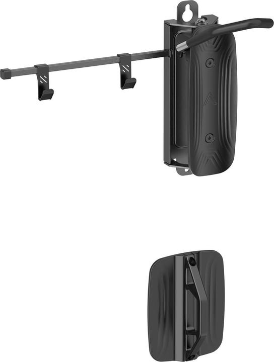Produktbild Wiltec vertikale Fahrrad Wandhalterung 8,2x25x18,5cm bis 30 kg Fahrradhalterung