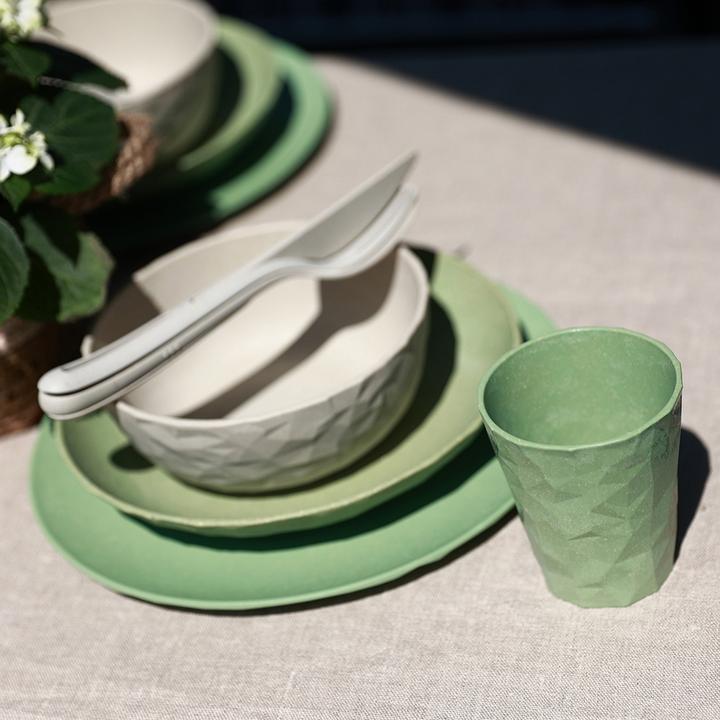 Actual product image Koziol Dinner Plate Club 4 pieces, Green (4 x, 26 cm)