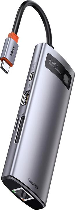 Image du produit Baseus Série Gelam en métal (USB-C, 8 Ports)