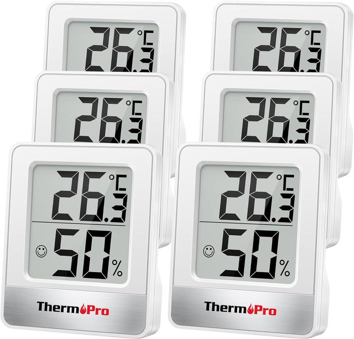 Produktbild ThermoPro Digitales Thermo-Hygrometer TP49W-6