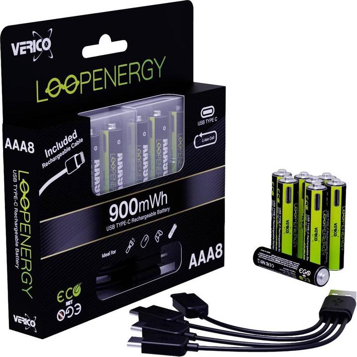 Produktbild Verico Loopenergy (8 Stk., AAA, 600 mAh)