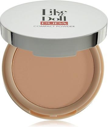 Pupa Milano Like A Doll Compact Powder 004 Warm Beige 10g (Warm Beige)