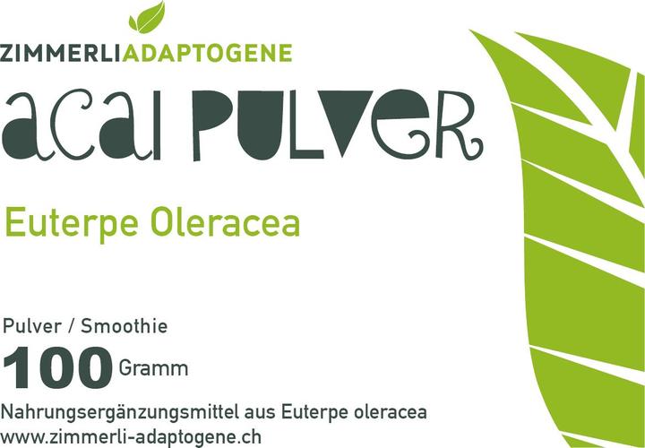 Produktbild Zimmerli Adaptogene Acai Pulver (Pulver)