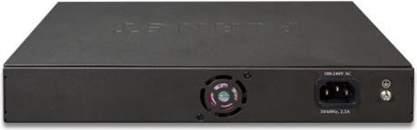 Immagine prodotto Planet Switch PoE combo a 8 porte 10/100TX 802.3at 2 porte Gigabit TP/SFP con monitor PoE LCD da 120 Watt. (8 Porti)
