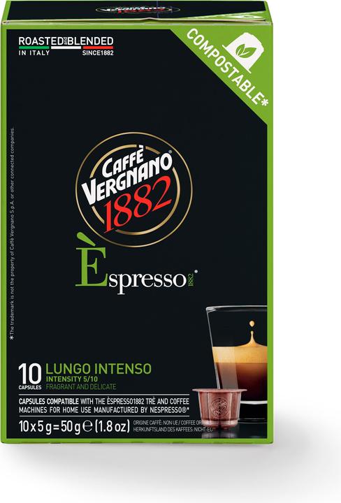 Immagine prodotto Caffè Vergnano Espresso Lungo (10 x Porta.)