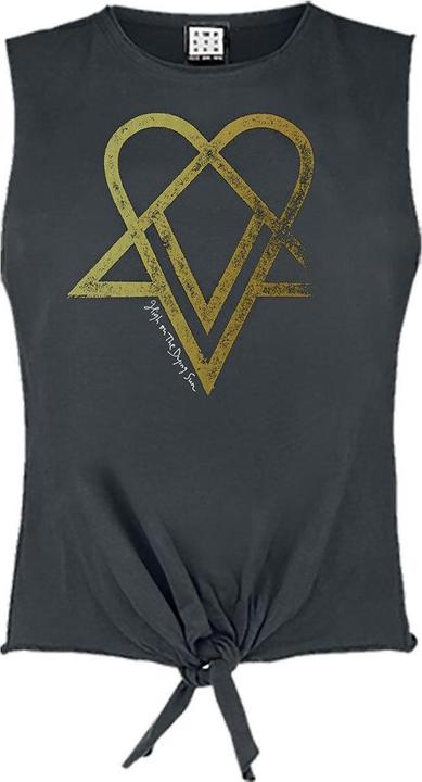 Actual product image Amplified Unisex Adult In Trenodia HIM Sleeveless Crop Top (M)