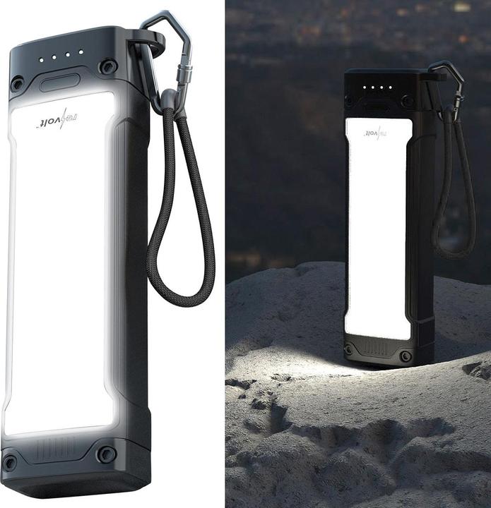Produktbild Revolt Outdoor-USB-Powerbank mit 20.000 mAh, LED-Licht, USB-C PD 20 W, LED (20 mAh, 20 W)