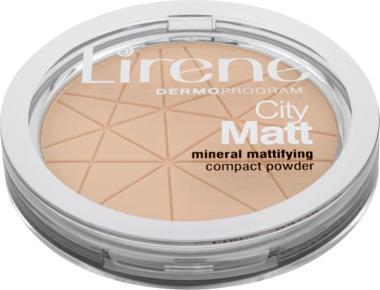 Actual product image Lirene City Matt Mineral Mattifying Compact P (03 Beżowy)
