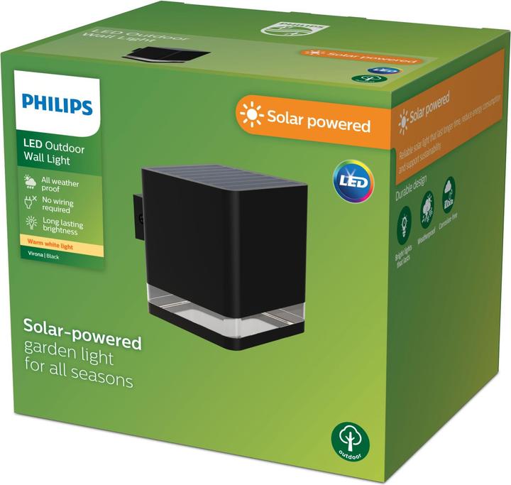 Actual product image Philips Outdoor Virona Solar (200 lm, IP44)