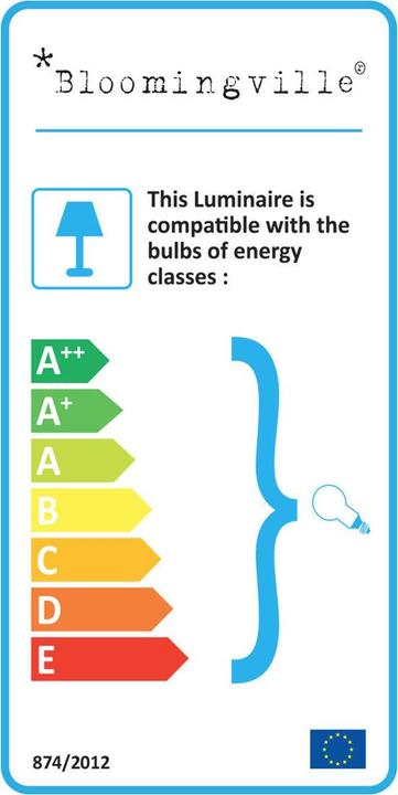Energie-Label Bloomingville Rodi (E27)