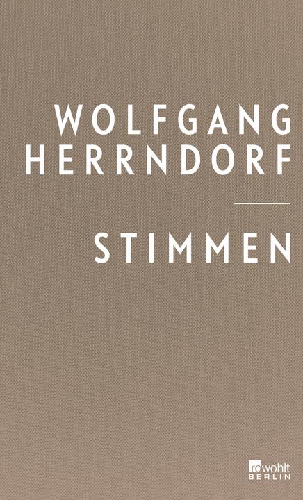Produktbild Stimmen (Deutsch, Wolfgang Herrndorf, 2018)