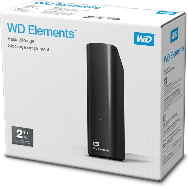 Actual product image WD Elements Desktop (2 TB)