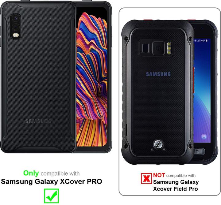 Actual product image Cadorabo Full screen display protection glass (3 Piece, Samsung Galaxy Xcover Pro)