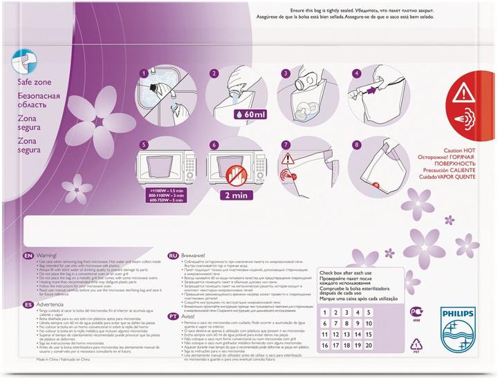 Actual product image Philips Avent Sterilisationsbeutel