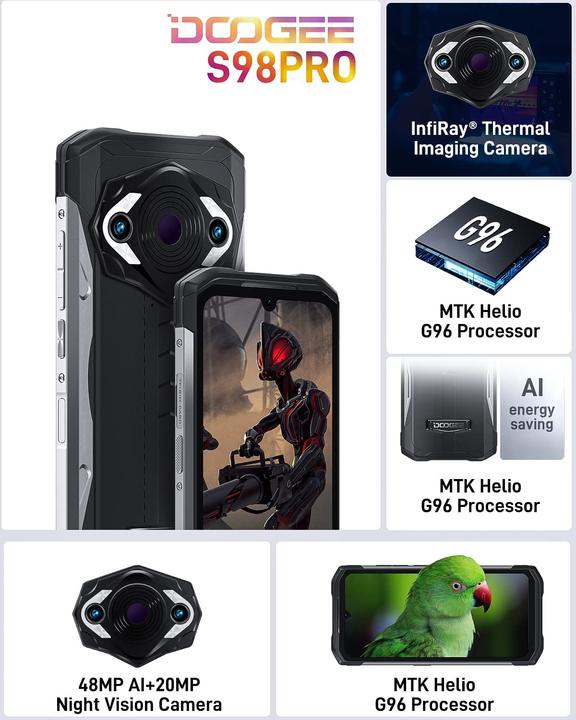 Produktbild Doogee S98 Pro Outdoor Smartphone ohne Vertrag