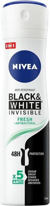 Immagine prodotto NIVEA Niveaack &White Invisible Fresh Antitraspirante 48H 150Ml (Getto vaporizzato, 150 ml)