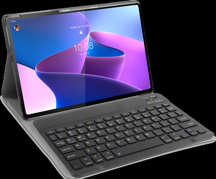 Actual product image Lenovo Tab P12 Pro hoes met toetsenbord - QWERTY Toetsenbord - Zwart (Eng. Int., Tab P12 Pro)