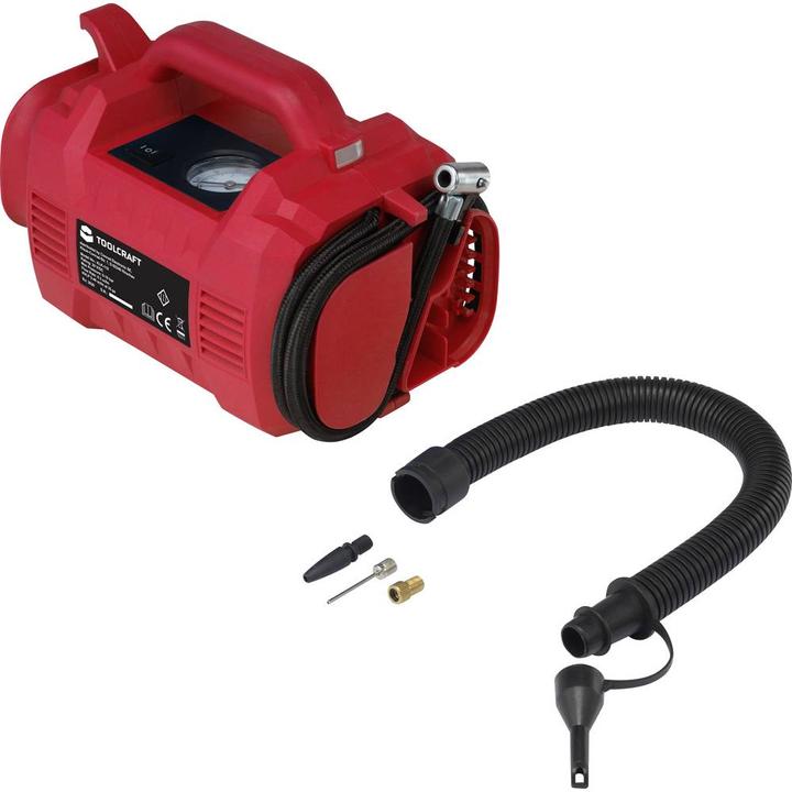 Produktbild Toolcraft Akku-Kompressor, 10 Bar 20 V (10 Bar, 0 l)