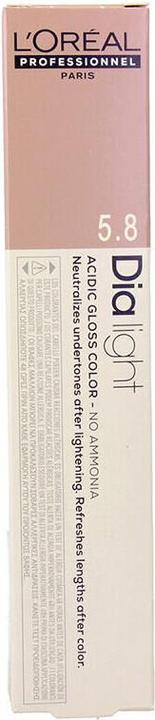 L'Oréal Professionnel DIA LIGHT gel-crème acide sans amoniaque #5,8 50 ml (#5,8 Marron clair Mocha)