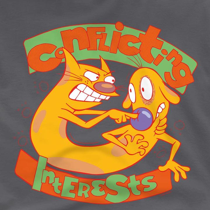 Immagine prodotto CatDog Conflicting Interests Maglietta Uomo (M)
