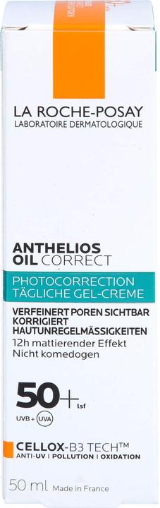 Actual product image La Roche Posay Anthelios Oil Correct Crème spf50+ 50ml (Sun cream face, SPF 50+, 50 ml, 94 g)