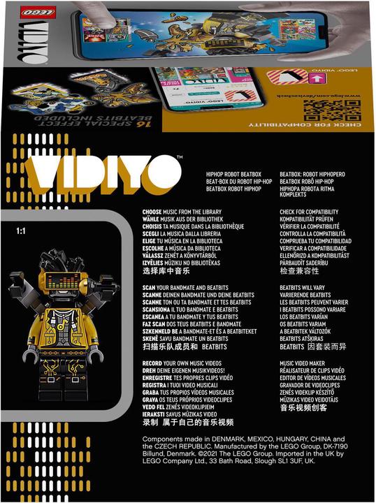 Produktbild LEGO HipHop Robot BeatBox (43107, LEGO Vidiyo)