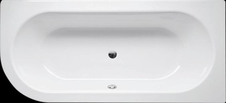 Produktbild Bette Raumsparbadewanne Starlet V Silhouette 80 x 175 cm wei glatt 6690 (122 l, 175 cm, 80 cm)