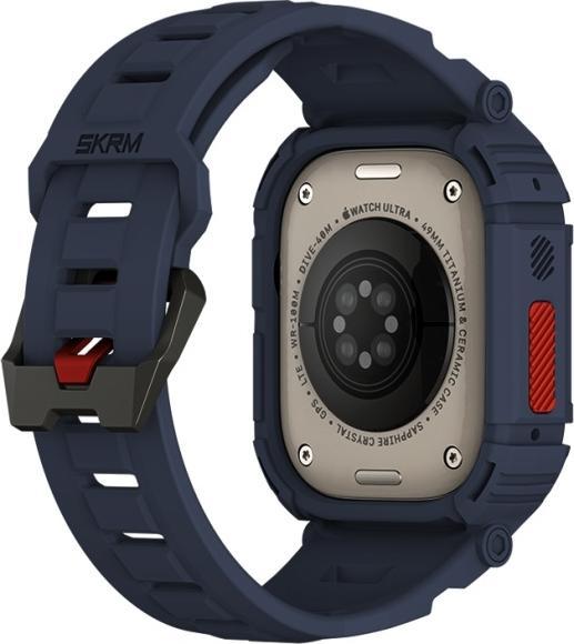 Produktbild Skinarma Band+Case Mecha 2in1 Apple Watch 49mm navy