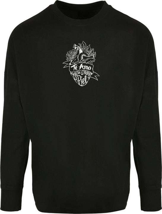 Immagine prodotto Merchcode Donna Frida Kahlo - Te amo outline Oversized Cut On Sleeve Longsleeve - 116155 (M)