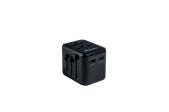 Produktbild Verbatim Universal Travel Adapter with 1 x USB-C PD 20W / 1 x USB-A QC 3.0