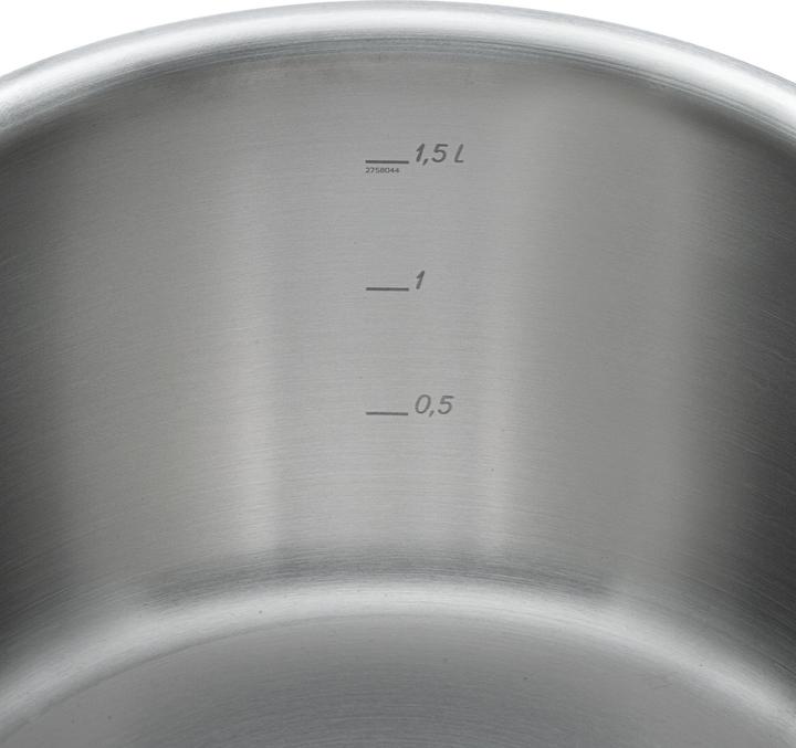 Produktbild WMF Stielkasserolle FUNCTION 4 Silberfarben (16 cm, Kochtopf, Edelstahl)