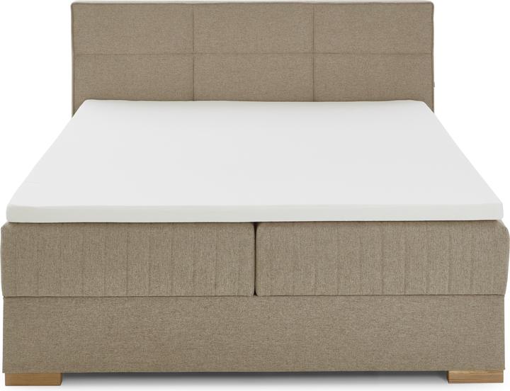 Produktbild Meise Möbel Tambo Boxspringbett inkl. Bettkasten mit Bonnellfederkernbox Stoff Nordic