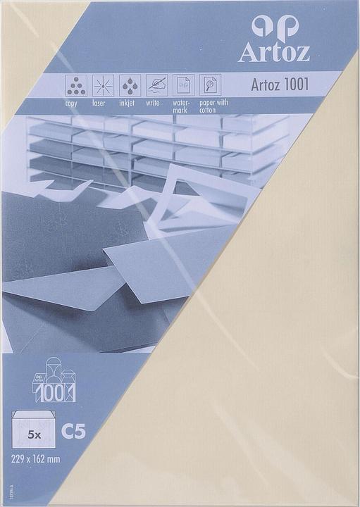 Artoz 1001 Kuverts chamois (229 x 162 mm, 5 x)