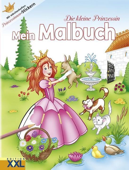 Image du produit La petite princesse. Livre à colorier avec des autocollants