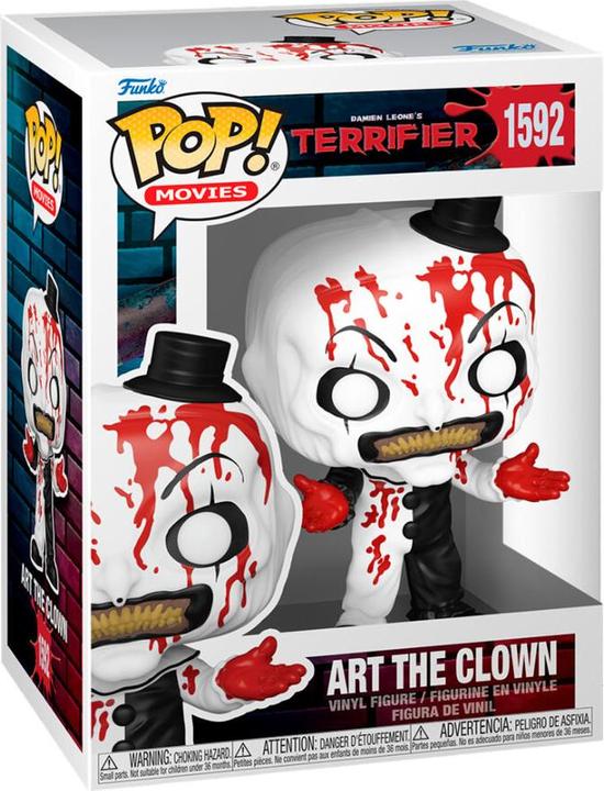Image du produit Funko Terrifier 2 POP! Movies Vinyl figurine Art the Clown(BD) 9 cm