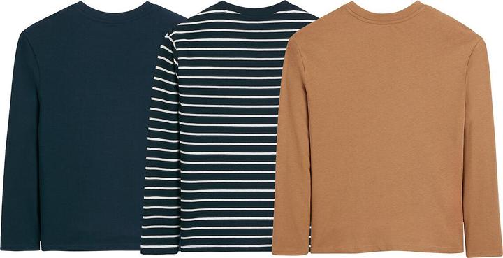 La Redoute Collections 3er-Pack Langarmshirts