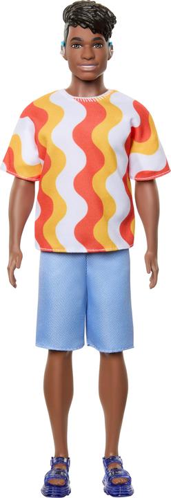Immagine prodotto Barbie Fashionista Ken - Camicia rossa e arancione