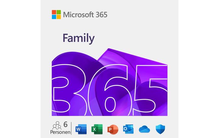 Actual product image Microsoft M365 Family Italian Subscription (1 Devices, 12 months)
